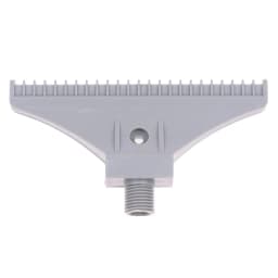 Wideth Plastic Air Knife Air Blowing Drying Flat Fan Nozzle Male Thread Wash Jet Nozzle Plastic Blowing Nozzle