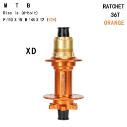 MTB Rear Hub 32H 36T Alloy Boost148mm XD HG MS Freewheel 6 Colors Lightweight Mountain Bike Bicycle Cycling Parts Back Wheel Hub