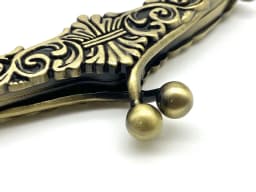 12 Cm Mini Small Purse Clasp Frame 1 Pcs Wallet Kiss Clasp Lock Retro Arch Coin Bag Frame Metal Clip DIY Craft Purse Bag Handle