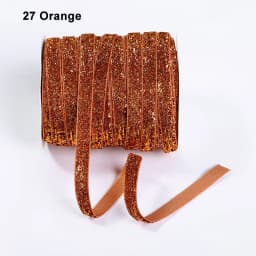 10Yard 20mm Multicolor Shimmer Glitter Ribbon Sparkle Velvet Ribbon for DIY Craft Christmas Gift Wrapping Hair Bow Wedding Decor