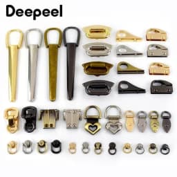 5Pcs Metal Buckles Bag Side Clip Clasps for Handbag Strap Chain Hanger Connector Screw Decoration Hook DIY Hardware Accessories