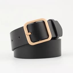 New PU Leather Belt For Women Square Pin Buckle Jeans Black Belt Chic Ladies Vintage Strap Female Waistband 3.3X90/100/110cm