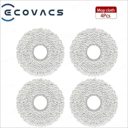 ECOVACS T50 PRO OMNI /T50 PRO  / T50 OMNI Robot Vacuum Spare Parts Main Side Brush Mop Cloths HEPA Filters Dust Bags Accessories