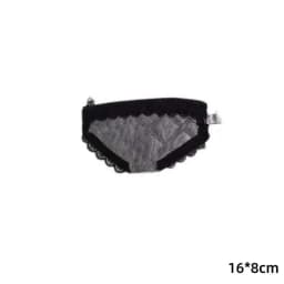 Portable Zippered Makeup Storage Bag Inspired by Lace Mesh Briefs for Easy Cosmetic Organization