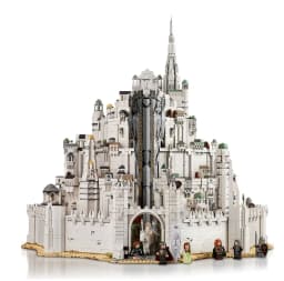 8278pcs MOC White Mountain Castle Building Blocks Retro Fantasy City Assembly Bricks Model Collectible Ornament Gift