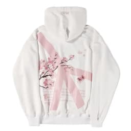 Harajuku Cherry Blossom Embroidered Hoodies Flower Tree Pattern Street Style Hooded Y2k Jacket Mens Womens Zipper Jackets