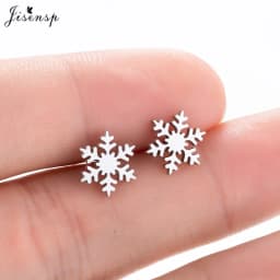 Korean Style Star Moon Ear Studs for Girls Minimalist Cat Puzzle Leaf Dinosaur Earrings Black Stainless Steel Jewelry Oorbellen