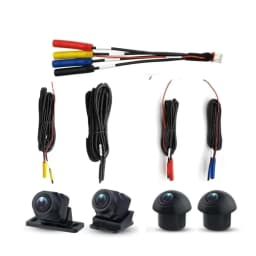 Car Android Radio Loudspeaker Alarm Buzzer Microphone 4G/GPS Antenna 360 Degree Camera DVR Car Towel Installation Tool