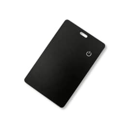 MFI Certified Wallet Tracking Card Works with Find My Rechargeable Tracker 0.07in Slim iPhone Item Finder for Purse