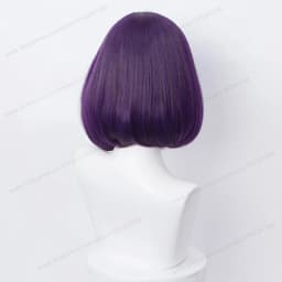 35cm Short Bob Cosplay Wig Golden Yellow Red Purple Black Blue Pink Women Bobo Hair Heat Resistant Hair Universal Anime Wigs
