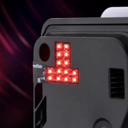 eXtremeRate for PS5 Slim/Pro Console RGB RAINBOW Logo LED Kit 7 Colors 40 Effects, Illuminated Decoration Logo LED
