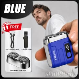 Mens Electric Shaver Rechargeable Waterproof mini Portable Beards Razor Wet/Dry