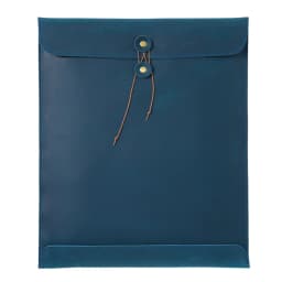OEM ODM Vintage Crazy Horse Leather A4 Portfolio Bag Size Real Cowhide Leather Padfolio Bag Leather File Storage Bag File Pocket