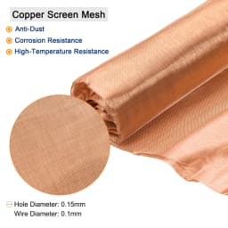 1Pcs Copper Mesh 20x12inch/40x12inch 40-200 Mesh Filtration Cloth Shielding Fabric Filter Copper Screen Mesh Screen Net for Home