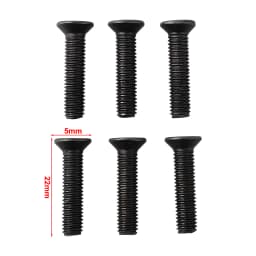 6/10Pcs Fixing Screw M5/M6 22mm/25mm Left Hand Thread For UNF Drill Chuck Shank Adapter Power Tool Replacement Accessories