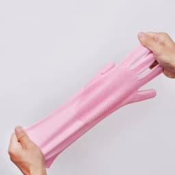 Gloves for Dogs And Cats Silicone Bathing Shampoo Scrubber Dishwashing Cleaning Glove Hair Removal Multi-Functional Pet Care