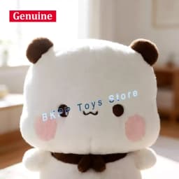 In Stock 35cm Yier And Bubu Couple Plush Dolls Cute Kawaii Panda Bear Stuffed Toy Soft Skin-Friendly Sleep Pillow Festival Gifts