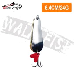 WALK FISH New 16g-28g Metal Spinner Spoon Trout Fishing Lure Hard Bait Sequins Noise Paillette Bait Hard Sequins Spinner