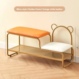 Integrated Shoe Changing Stool And Shoe Cabinet for Home Entrance Simple Design Door with Changing Stool at Entrance