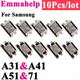 10pcs USB Charging Port Connector for SamSung Galaxy S25 S24 S23 S22Plus S26 Ultra S21 FE A10s A51 A52 A54 A72 A73