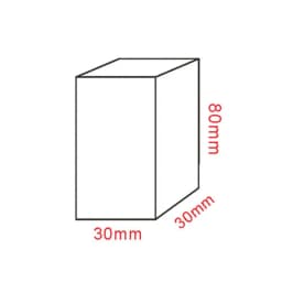 Plexiglass Square Block Jewelry Display Stand Stamping Cosmetics Holder Photography Props Dolls Perfume Organizer Riser Case