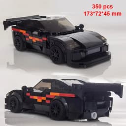 Technical Speed Car MOC City Vehicle Racing Car Rally Building Blocks Bricks Set Retro Ornament Diy Toys For Adults Gifts