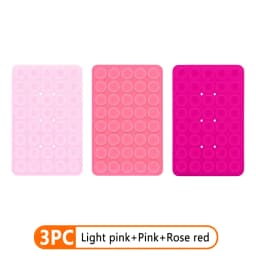 Multi-Functional Phone Case Backed Silicone Suction Pad Holder Double Side Suction Cup Bracket Fixture Desk Car Stand For iPhone