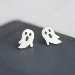 Silver Plated Creative Ear Hole Earrings for Women Prevent Korean Style Stud Earrings Allergy Earrings Fine Jewelry Accessories