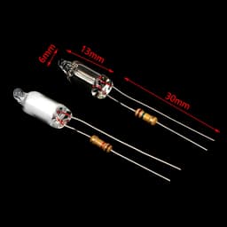 【AD】10Pcs High Quality Neon Light Bulbs 6*13mm Mini Neon Light Indicator With Resistor 220V Red/Blue/Green Color