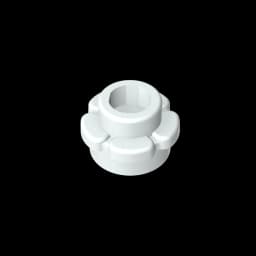 Gobricks GDS-1436 Plate, Round 1 x 1 with Flower Edge (5 Petals) compatible with lego 24866 pieces of children's DIY