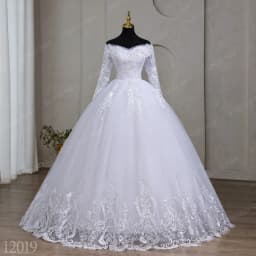 Customized Off Shoulder Plus Size Wedding Dresses 2026 New Luxury Long Sleeve For Bride Dress Wedding Gown Princess Vintage