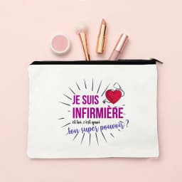 I Am A Top Nurse Print Makeup Bag Travel Neceser Toiletry Organizer Pouch Female Canvas Zipper Cosmetic Bags Best Gift for Nurse