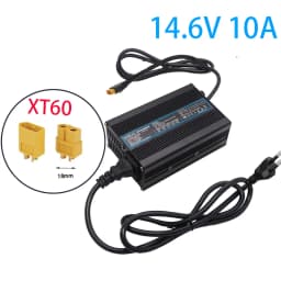 14.6V 10A Charger Smart Aluminum Case Is Suitable For 4S 12.8V Outdoor LiFePO4 Battery Electric Car Safe And Stable OHRIJA