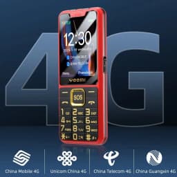 NEW Uniwa YEEMI K3 4G Feature Keypad Phone 2.6 Inch Big Button Loud Volume Dual SlM 2500mAh Keypad Phone for Elderly FM Radio