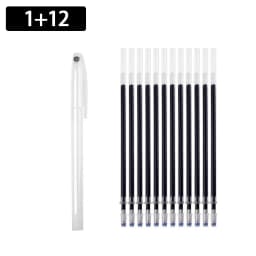 4-40Pcs High Temperature Disappearing Fabric Marker Pen Erasable Refill Pens For Patchwork Fabric PU Leather Mark Sewing Tools