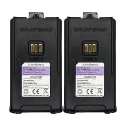 BAOFENG UV-5RH Pro Orignal Battery 2500mAh DC7.4V Support Type-C Charging Compatible with UV5RH UV-5RM BF-K5 Plus Two Way Radios