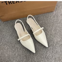 New Spring Women's French-Style Closed-Toe Sandals Luxurious Slip-On Designer Shoes Fashionable and Elegant Party Flat Sandals