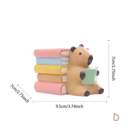 Cute Capybara Small Plant Pot Resin Succulent Planter for Home Office Desk Mini Ornament Fairy Garden Flowerpot Decoration