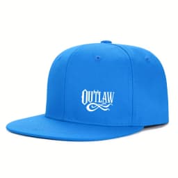Unisex OUTLAW Printed Adjustable Baseball Cap  Men's and Women's Flat-brimmed Cap, Urban Street Style, Outdoor Activity Cap