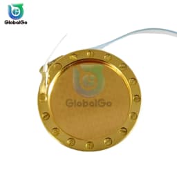 Single Dual Microphone Large Golden Diaphragm DC48V 34MM Microphone Capsule With 3 wires DIY Element Replacementwire Cardioid