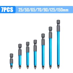 Non-slip Wear-resistant Screwdriver Set Strong Magnetic High Hardness Super Long Cross Electric Batch Electric Drill