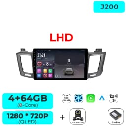 Android 16 Carplay For Toyota RAV4 RAV 4 Xa40 2012 2013 2014 2015 2016 -2019 Car Radio Multimedia Video Player Stereo Navigation