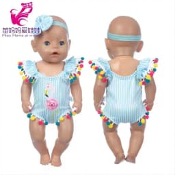 43 CM Baby Doll Clothes Pajama Set Jacket Coat 17 Inch Dolls Jeans Children Gift Toys Outfit