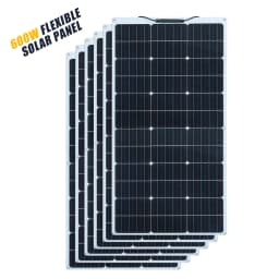 XINPUGUANG 100w 200w 12v Portable Flexible Solar Panel 18V 100W - 1000W Plate Cells Monocrystalline Silicon Panel Solar Kit