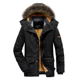 Men Down Jacket Male White Duck Down Jacket Hooded Outdoor Thick Warm Padded Snow Coat Oversized Plus Size Degree Winter Parkas