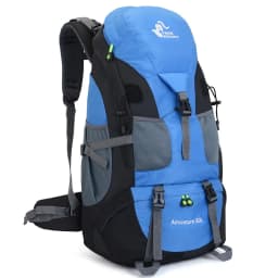 50L Hiking Trekking Backpack Water-resistant Camping Daypack Backpack Outdoor Men Travel Trekking Climbing Backpack Free Knight