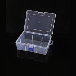 Clear Plastic Box Rectangular Screwdrivers Bits Tools Bleads Dustproof Waterproof Packing Storage Cases Container