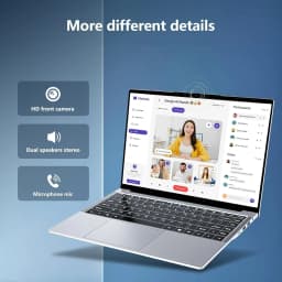 NEW 14.1 inch Portable Laptop 12GB 2TB Intel Core i7 9850H Windows 11 Gaming Computer PC Gamer office Notebook 1920*1080 HD 4K