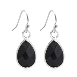 Waterdrop Natural Stone Dangle Labradorite Earrings for Women Newly Designed Female Daily Wear Wholesale Dropshiping