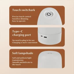 Portable Baby Night Light,16 Colours Egg Lights for Nursery,Rechargeable Nightlight for Kids,Small Cordless Table&Bedside Lamp
